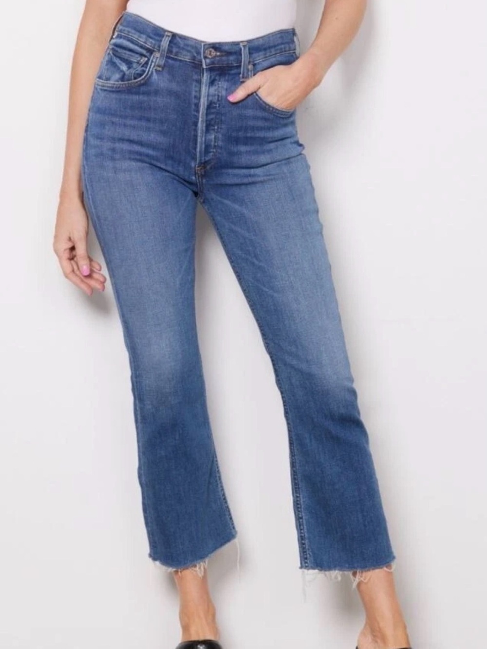 Citizens of Humanity Isola High-Rise Cropped Jeans